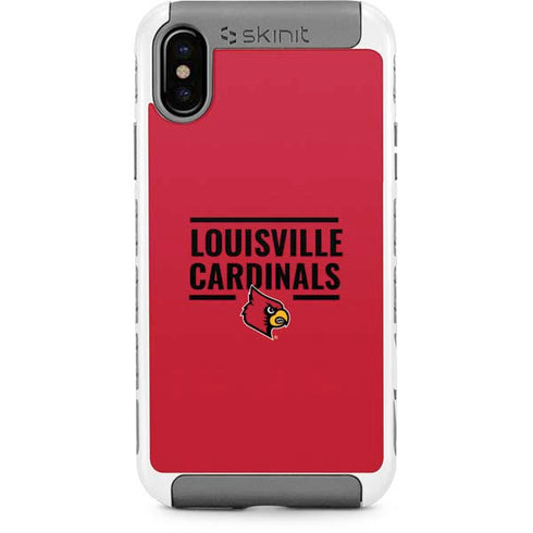 University of Louisville Cardinals Striped iPhone Cases